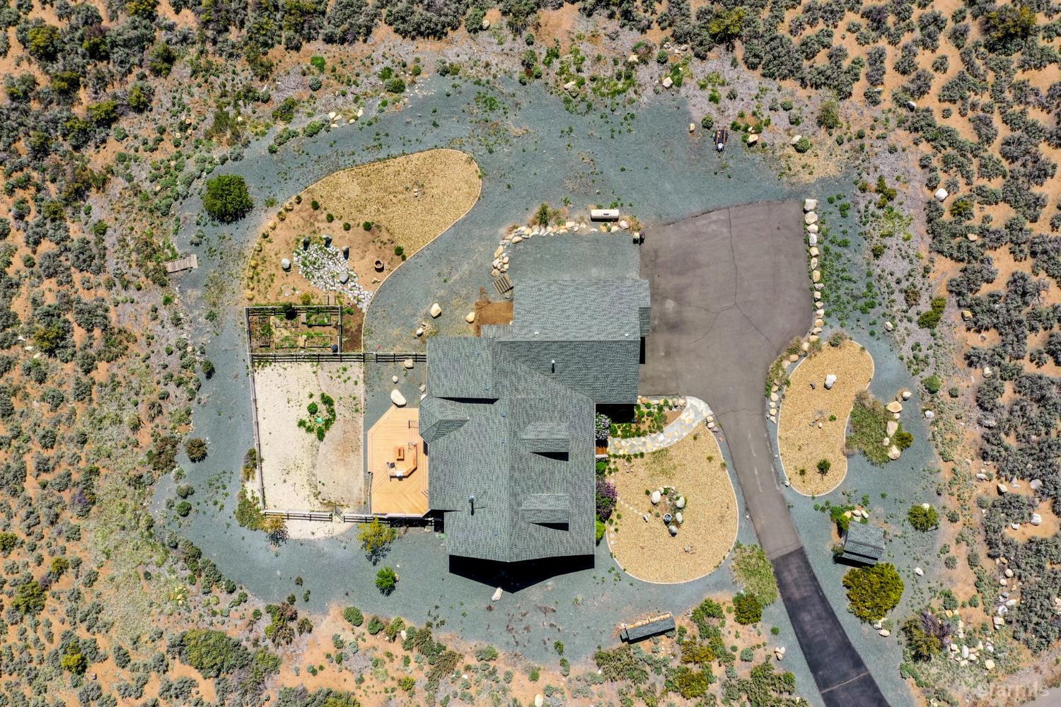 705 Sunrise Trail Markleeville, CA 96120 - Photo 2 of 39 an aerial view of a house with a swimming pool