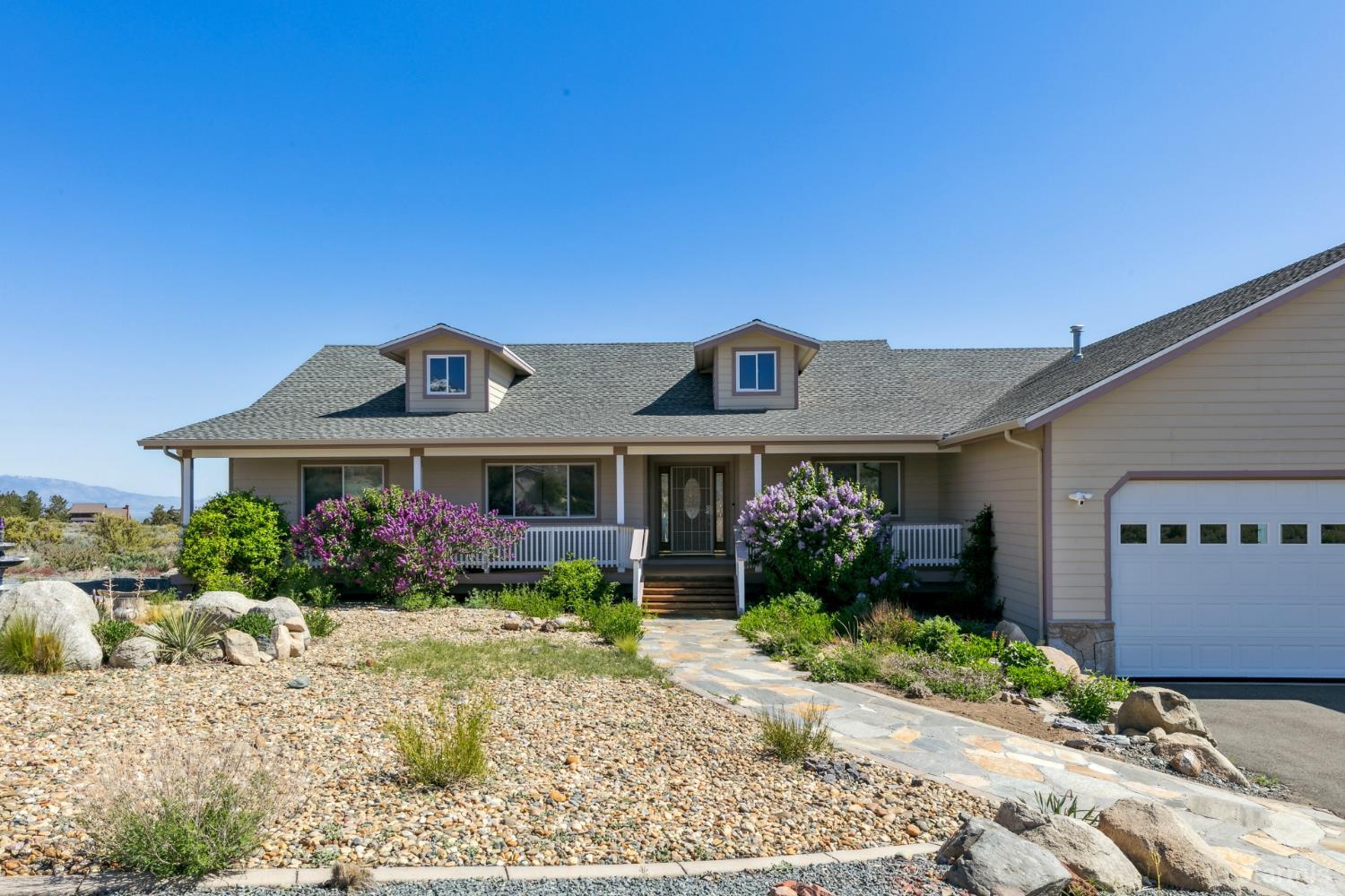705 Sunrise Trail Markleeville, CA 96120 - Photo 30 of 39 front view of a house with a yard