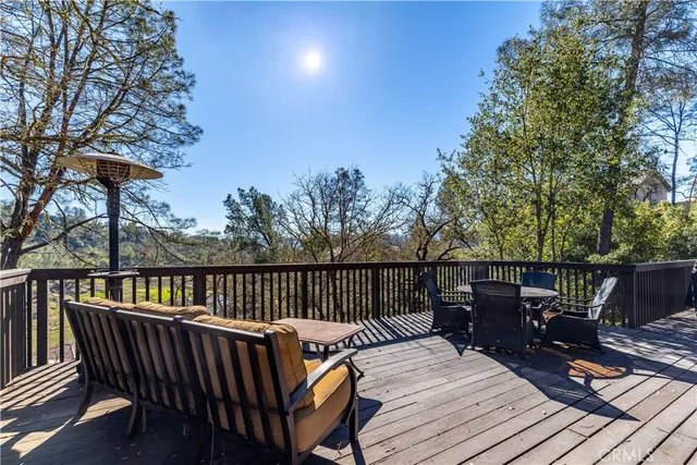 a view of outdoor space with seating