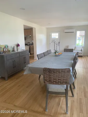 a living room with furniture and windows