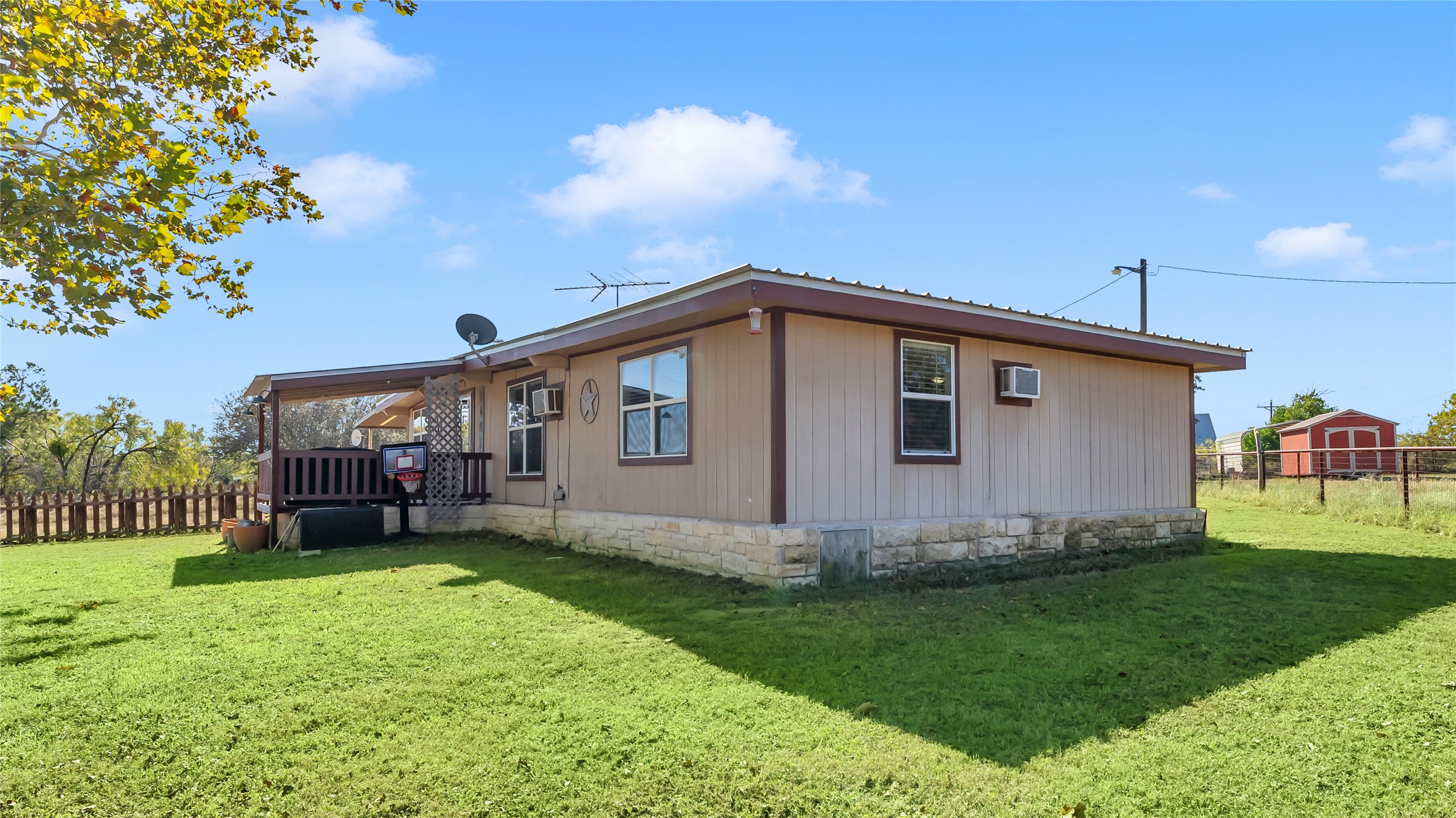 1415 Bee Lane Tow, TX 78672 - Photo 14 of 39 a view of a house with backyard