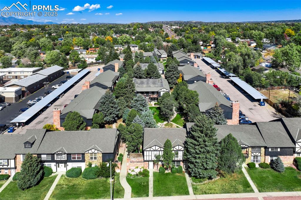 2902 Airport Road, Unit 116 Colorado Springs, CO 80910 - Photo 25 of 32 an aerial view of multiple house