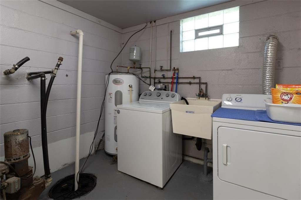 437 Linnwood Road Eighty Four, PA 15330 - Photo 22 of 25 Laundry room on lower level. Washer and Dryer stay!