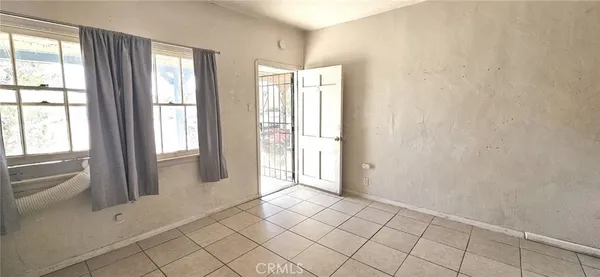 a view of a utility room with a window