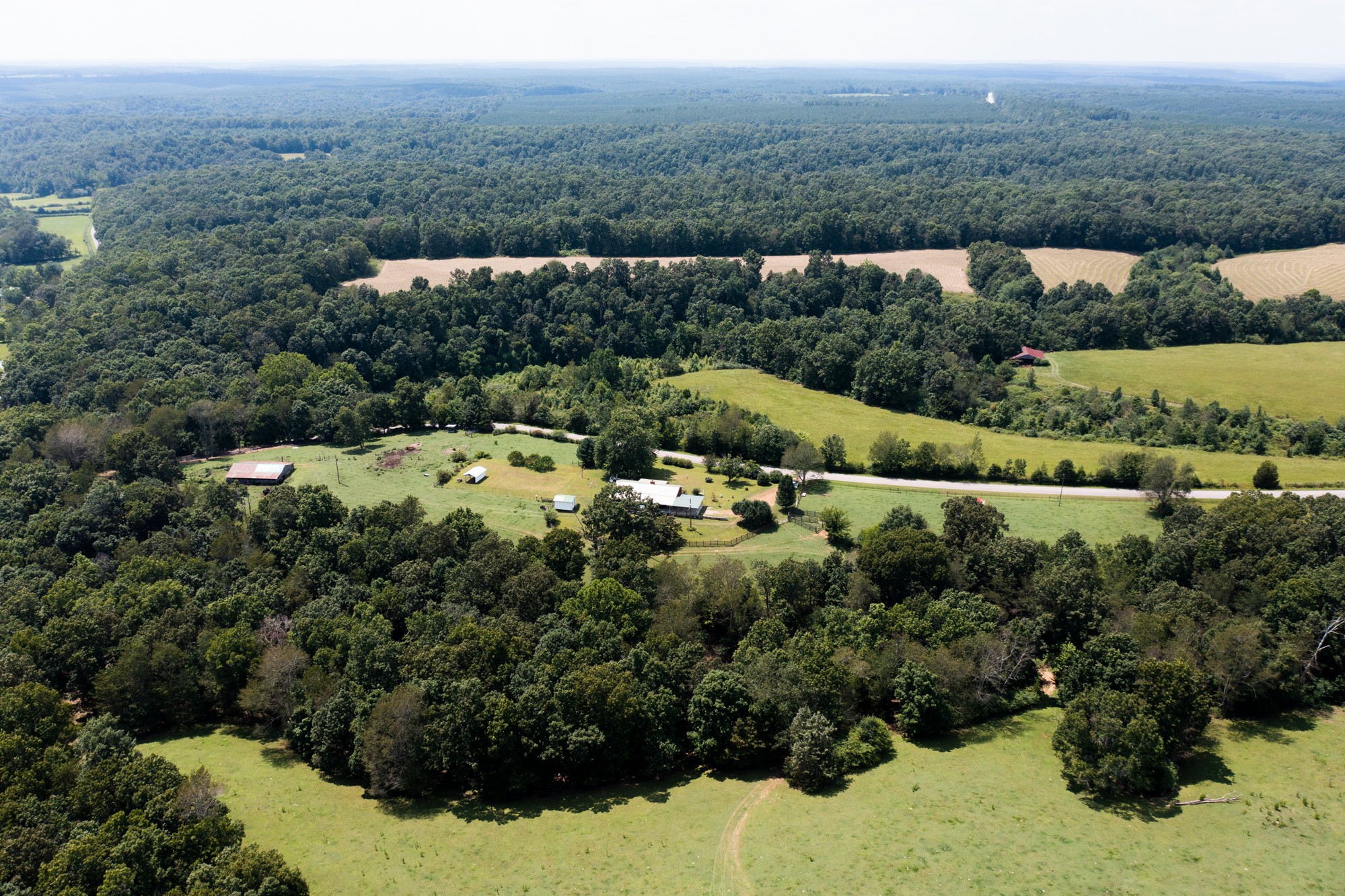 159 Trace Creek Road Hohenwald, TN 38462 - Photo 21 of 42 a view of a forest with a lake view