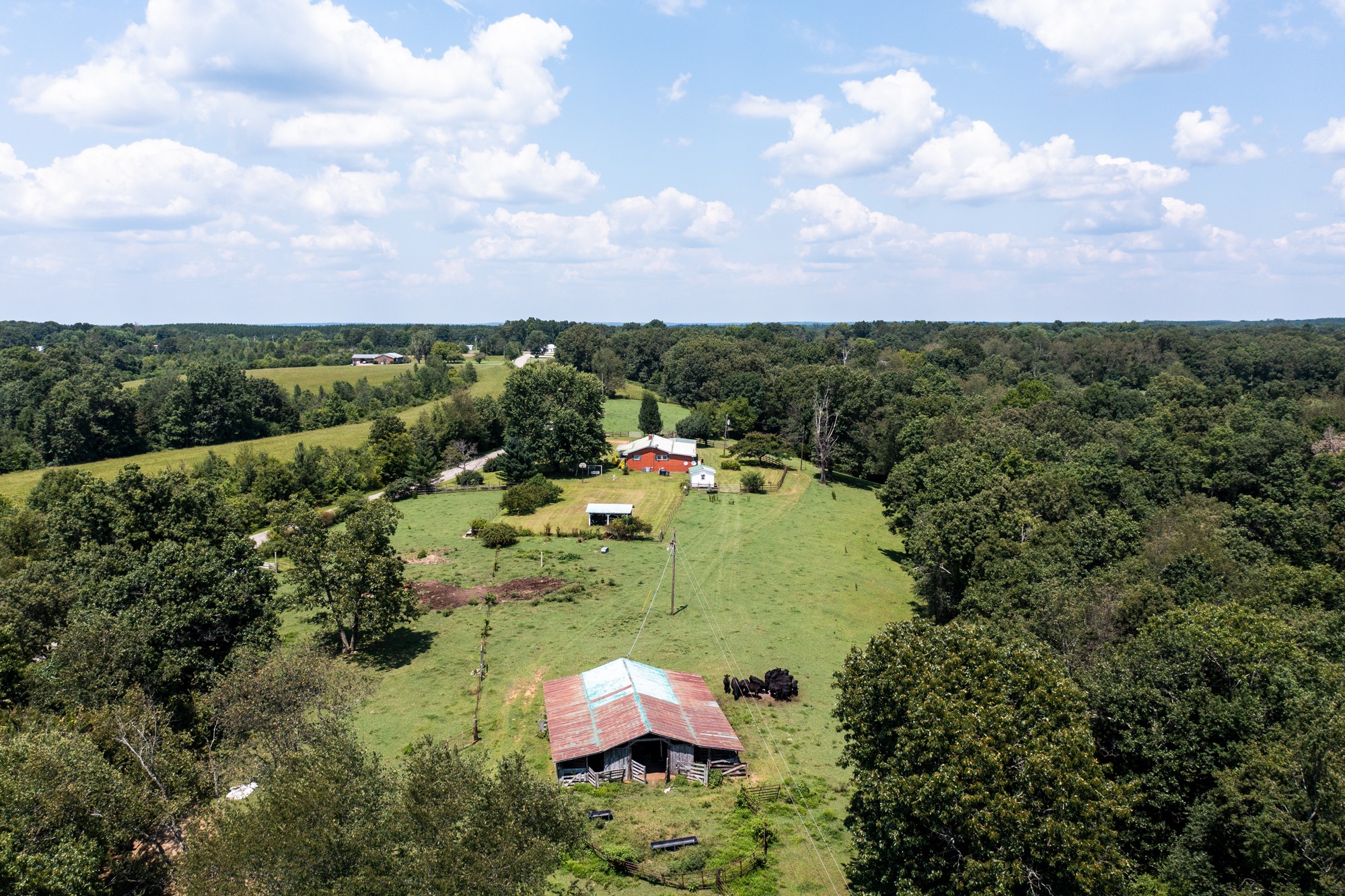 159 Trace Creek Road Hohenwald, TN 38462 - Photo 23 of 42 a view of yard with swimming pool and outdoor seating
