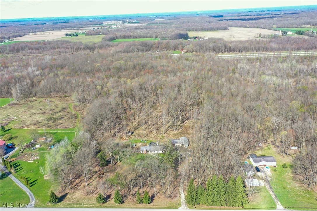 6831 Howard Road Williamsfield, OH 44093 - Photo 40 of 40 Bird's eye view with a rural view