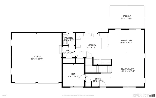 a picture of a floor plan