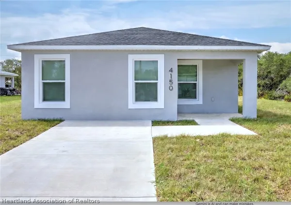 a house that has a large window in it