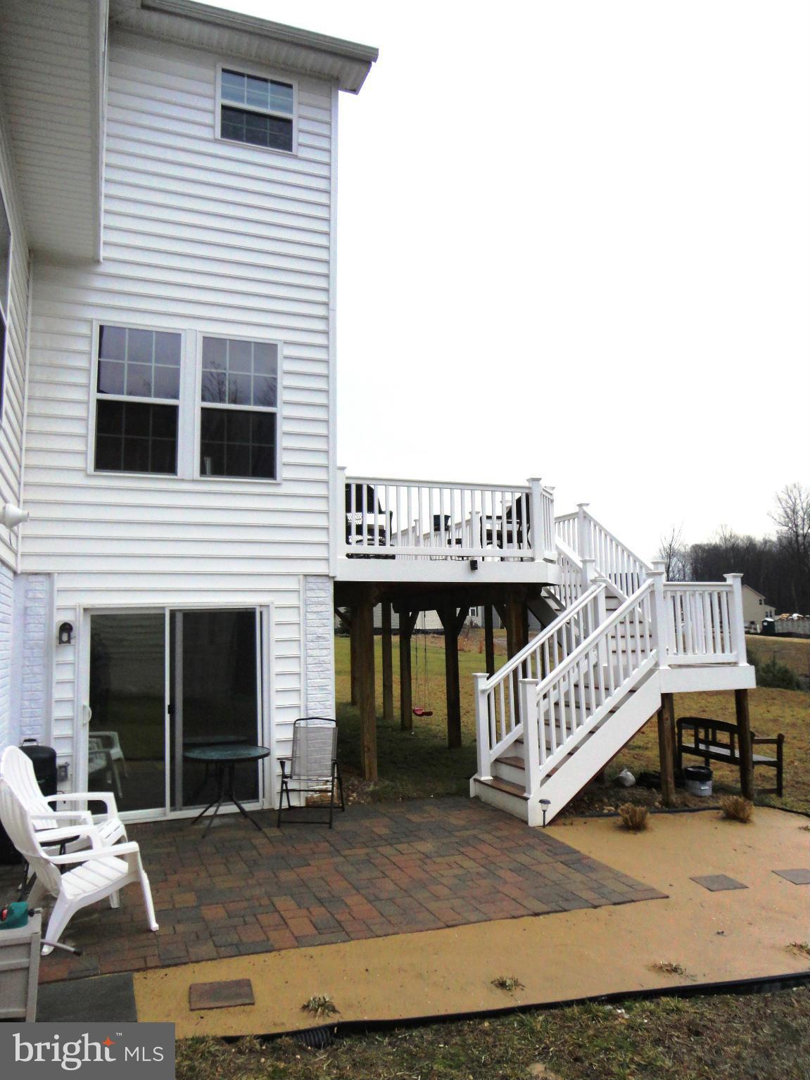 14302 Lusby Ridge Road Accokeek, MD 20607 - Photo 10 of 30 Rear Side Patio & Deck