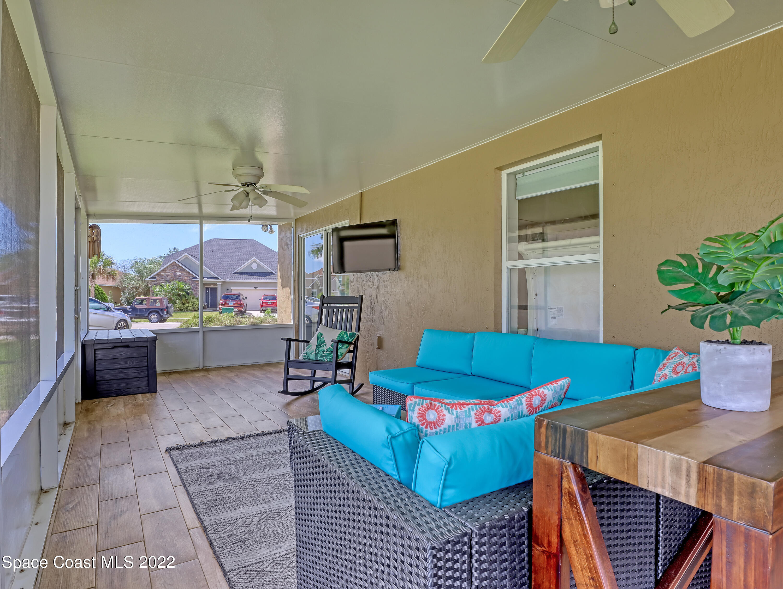 1501 Saxton Road Cocoa, FL 32926 - Photo 22 of 27 Large Screened Porch