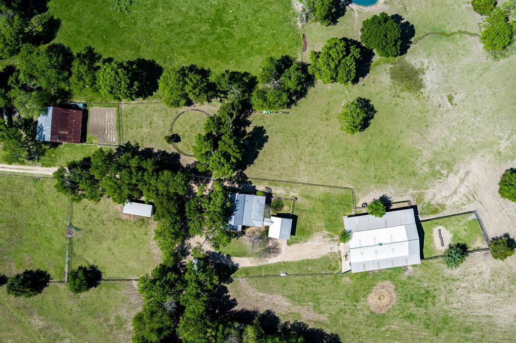 14392 Highway 78 Blue Ridge, TX 75424 - Photo 37 of 40 an aerial view of a house with a garden