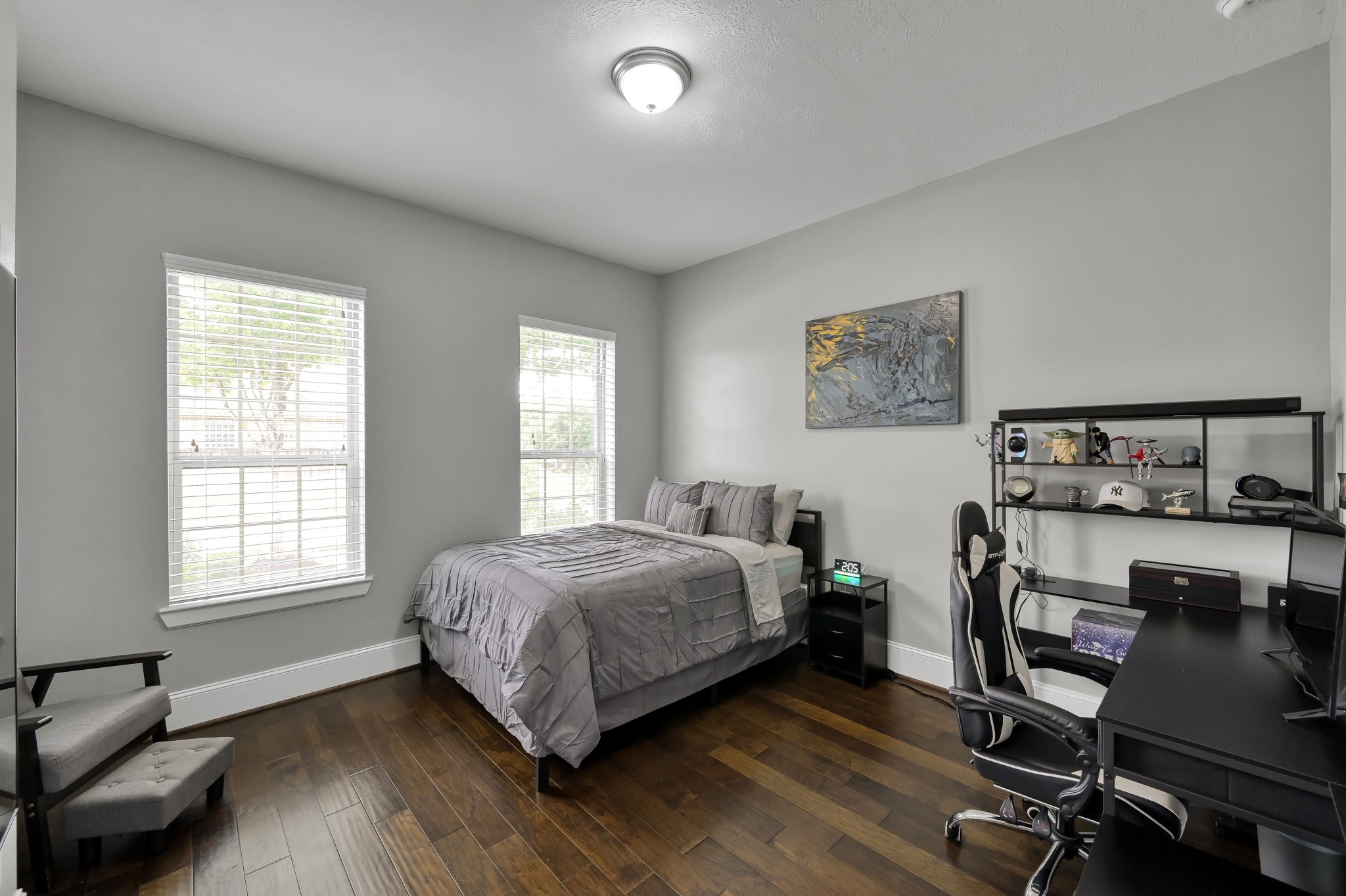 31714 Pierwood Court Spring, TX 77386 - Photo 28 of 49 a bedroom with a bed and a desk