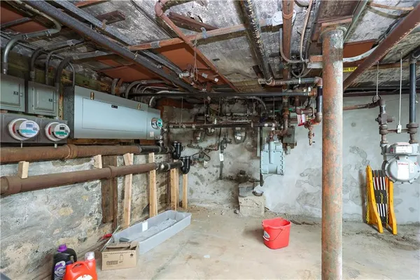 a view of storage and utility room