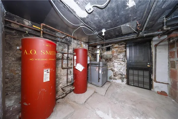 a view of water heater room