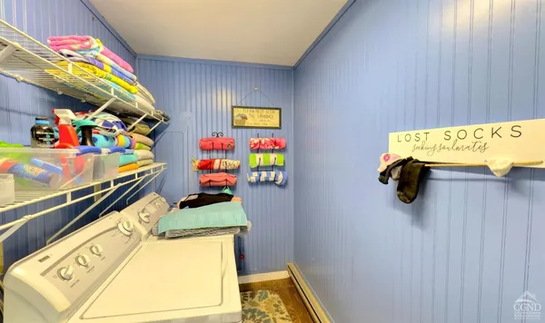a room with storage and utility