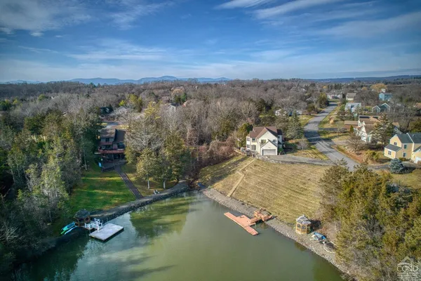 an aerial view of residential house with outdoor space