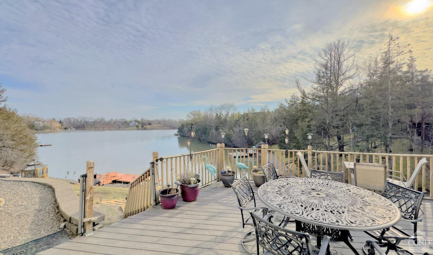 66 Castle Point Road Athens, NY 12015 - Photo 37 of 40 a view of a roof deck with chair and wooden floor