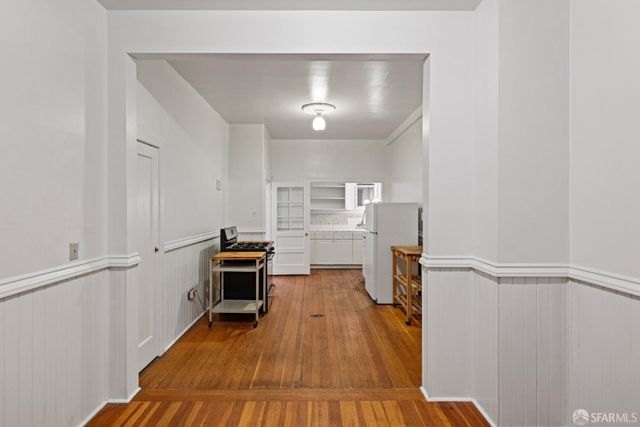 a view of white cabinets