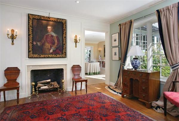 540 Chestnut Hill Avenue Brookline, MA 02445 - Photo 2 of 11 a living room with furniture and a fireplace