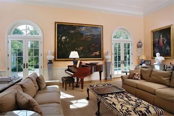 540 Chestnut Hill Avenue Brookline, MA 02445 - Photo 5 of 11 a living room with furniture and a large window
