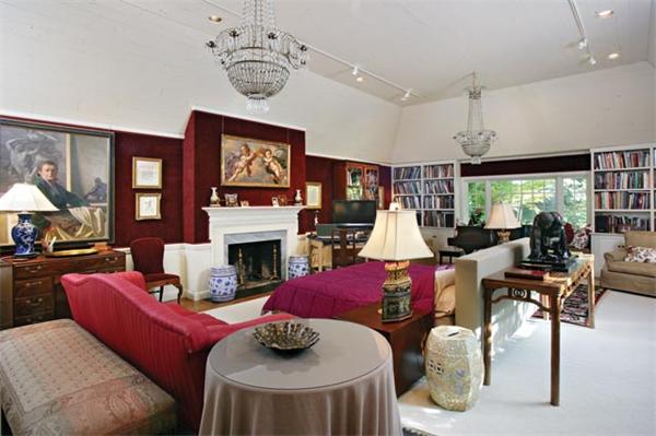 540 Chestnut Hill Avenue Brookline, MA 02445 - Photo 7 of 11 a living room with furniture a fireplace and a large window