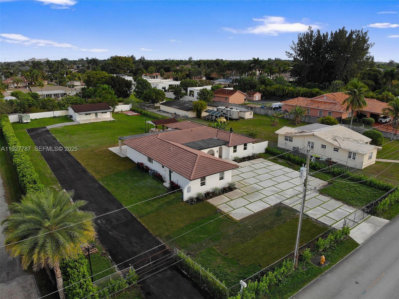 3801 Southwest 132nd Avenue Miami, FL 33175 - Photo 4 of 74 an aerial view of a house with a garden