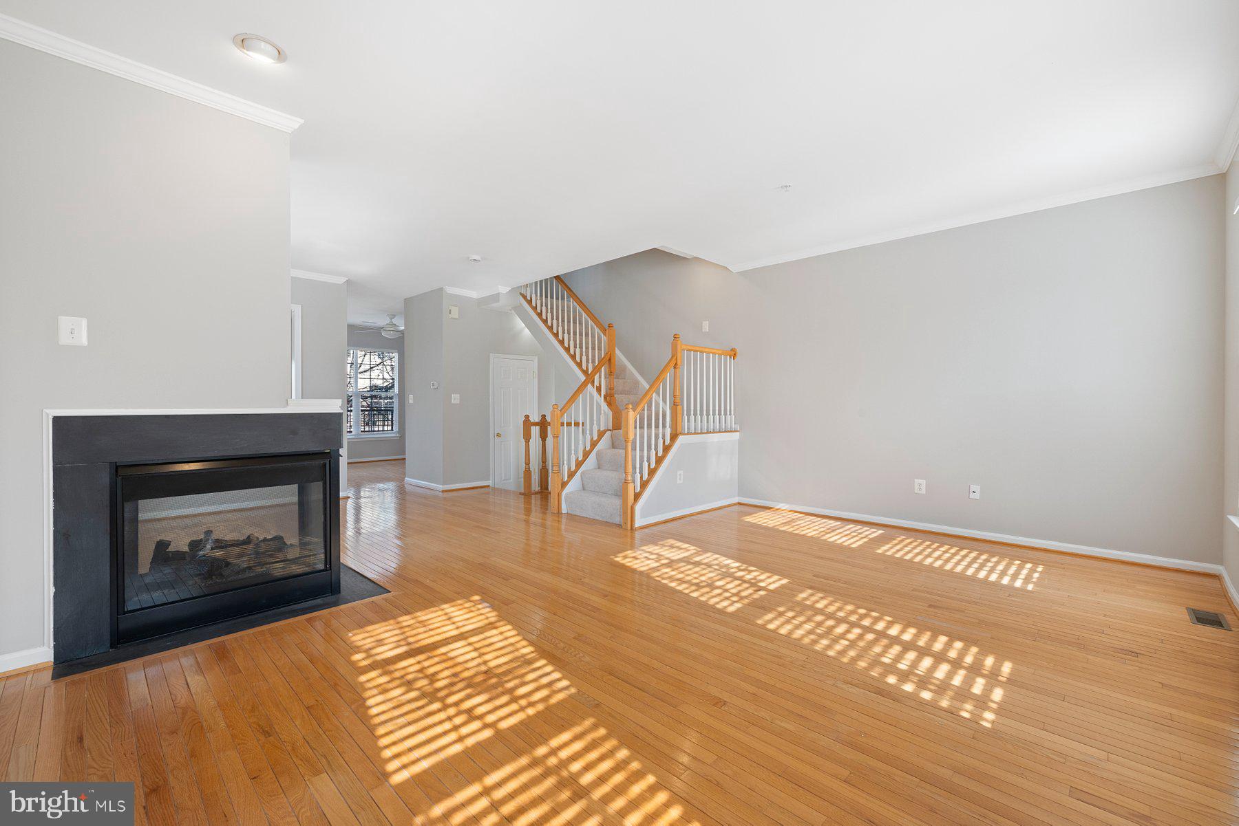 9702 Washingtonian Boulevard Gaithersburg, MD 20878 - Photo 3 of 30 Living/dining Three Sided Fireplace