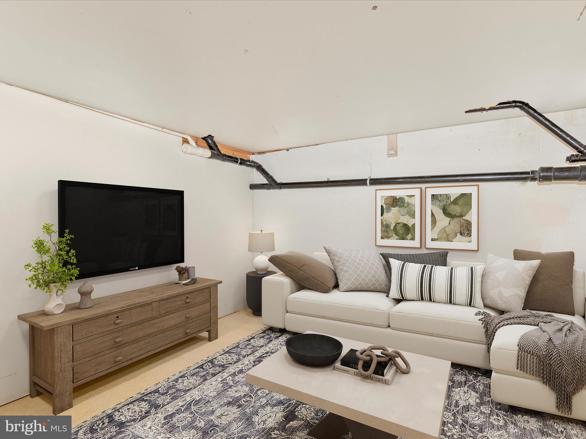 4600 Wayne Road Chambersburg, PA 17202 - Photo 43 of 58 Lower Level Rec Room Virtually Staged
