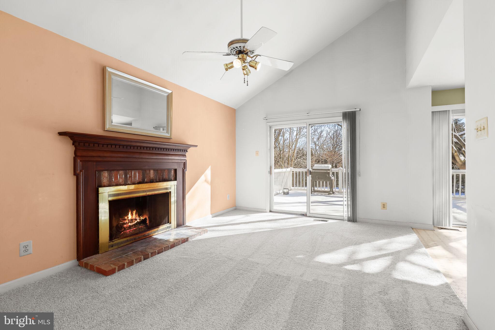 16445 Old Frederick Road Mount Airy, MD 21771 - Photo 24 of 62 Family Room | Fireplace | Vaulted Ceilings