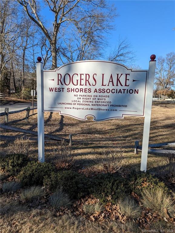 a view of a sign board