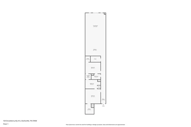 $2,200 | 124 Strawberry Alley, Unit A, Clarksville, TN 37040