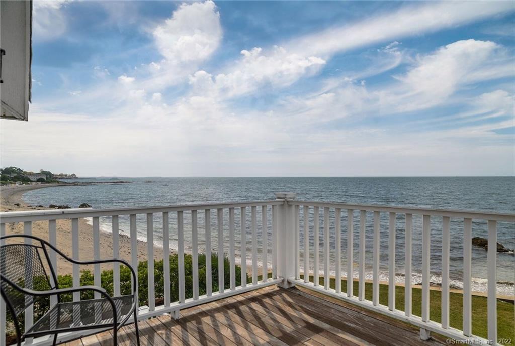 43 Soundview Avenue Madison, CT 06443 - Photo 26 of 31 a view of a balcony with wooden floor and city view