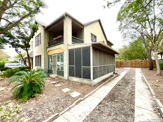 a view of a door front of a house