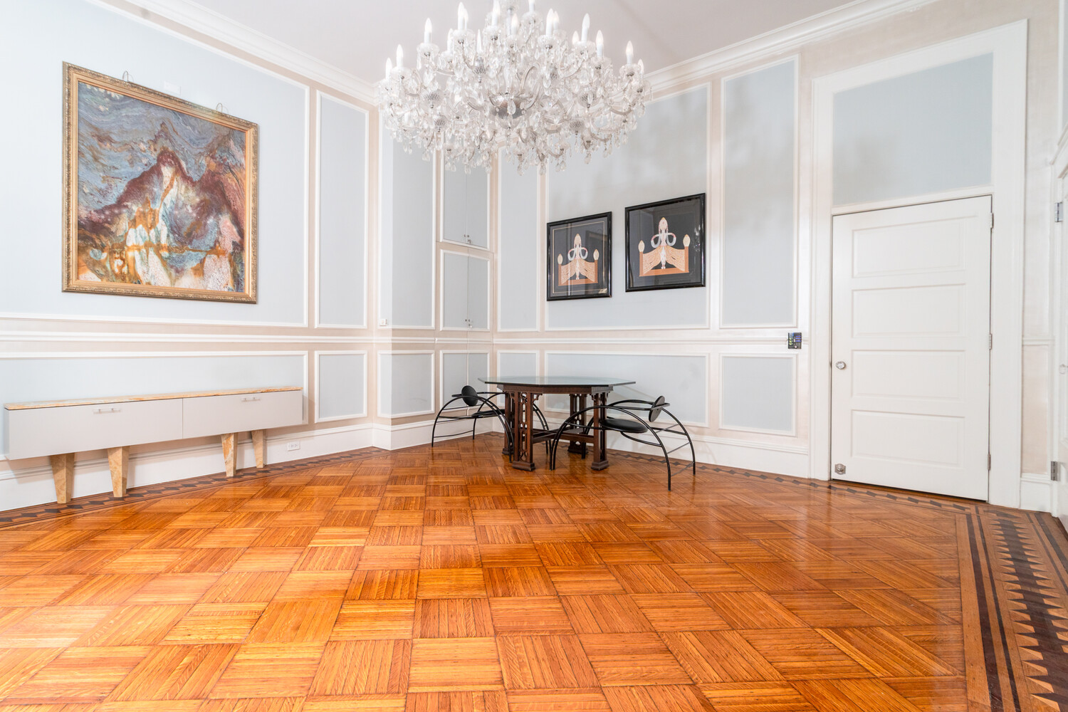 205 West 57th Street, Unit 3DB Manhattan, NY 10019 - Photo 12 of 28 a view of a livingroom with furniture and a chandelier