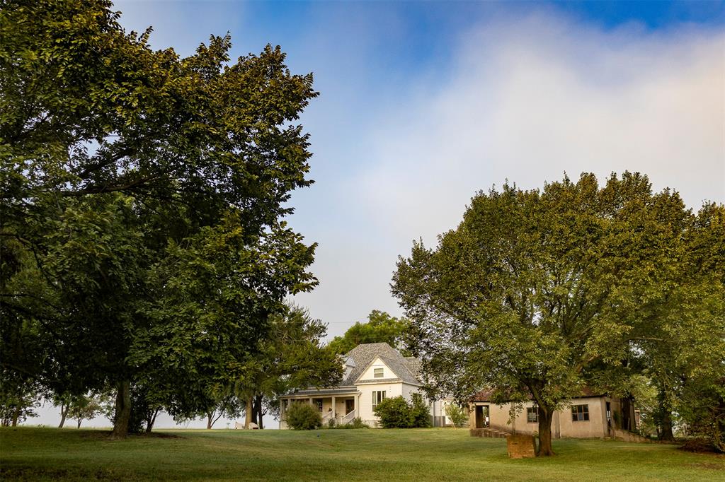 a view of yard with entertaining space