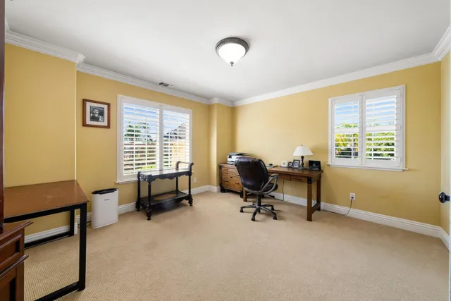 a view of a volley ball court