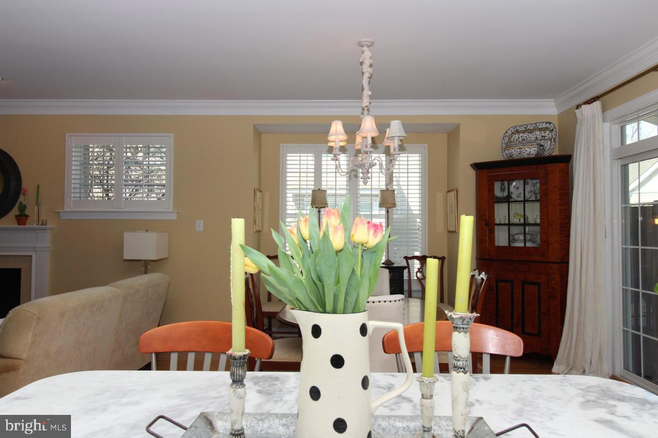 117 West 5th Street Media, PA 19063 - Photo 16 of 54 a view of a dining room with furniture and chandelier