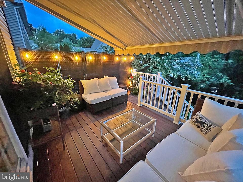 117 West 5th Street Media, PA 19063 - Photo 22 of 54 a balcony with wooden floor and outdoor seating
