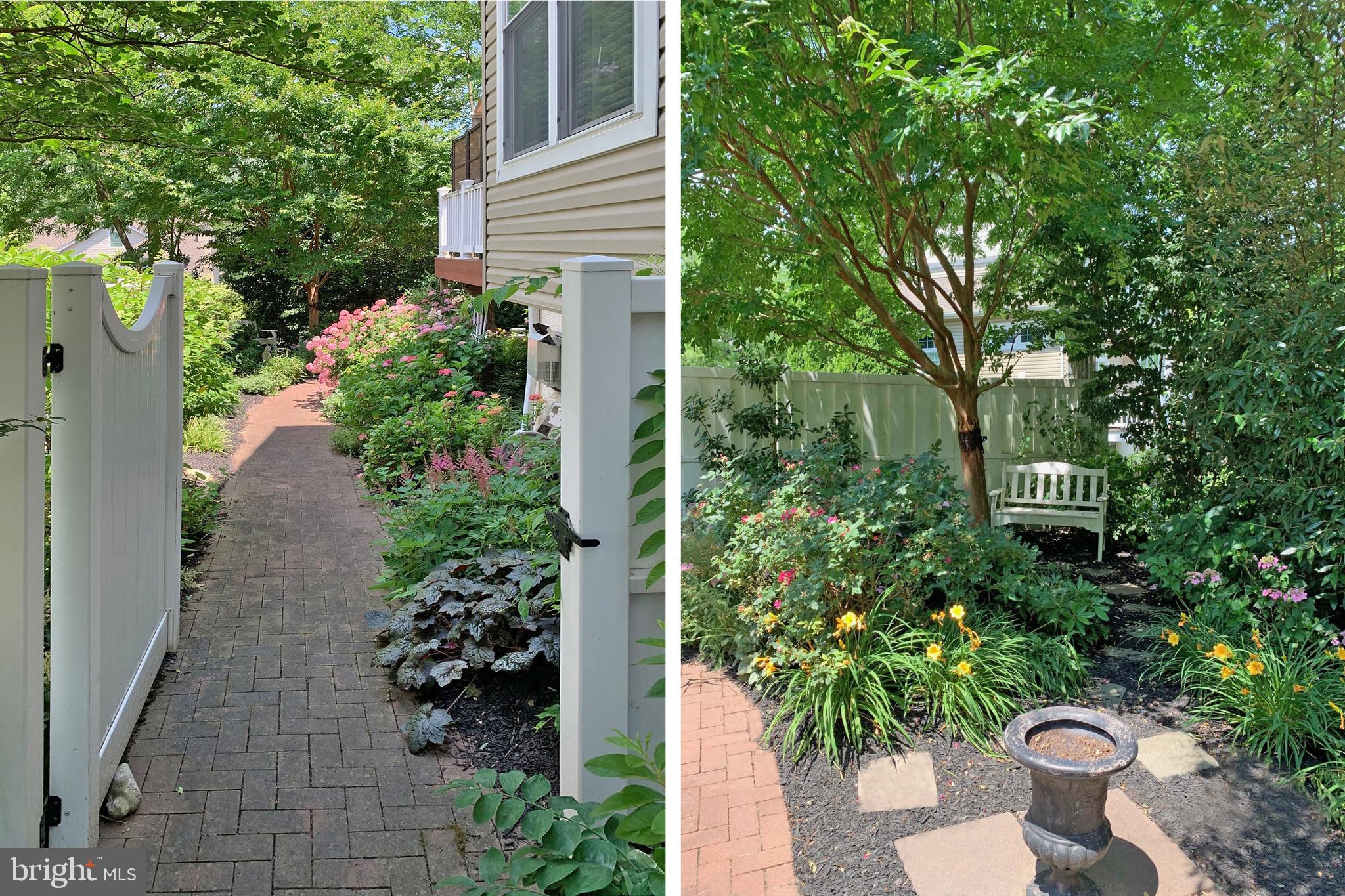 117 West 5th Street Media, PA 19063 - Photo 47 of 54 a view of a garden with potted plants