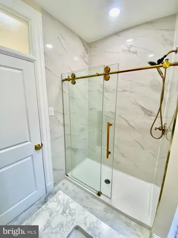 a view of empty room with windows