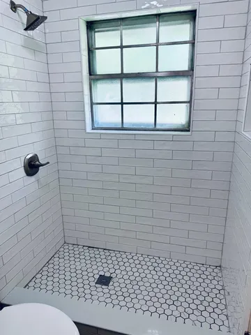 a bathroom with a toilet