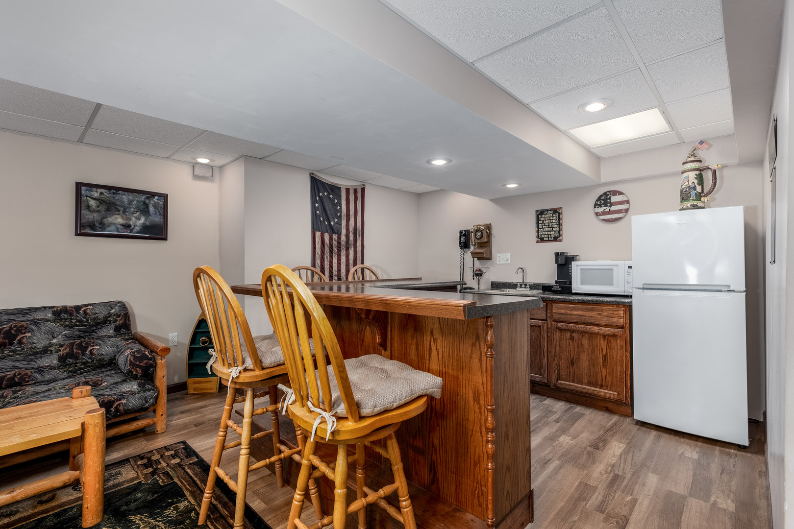844 Kimberly Lane Ottawa, IL 61350 - Photo 20 of 36 a kitchen with stainless steel appliances granite countertop a refrigerator a stove a sink dishwasher with a dining table and chairs with wooden floor