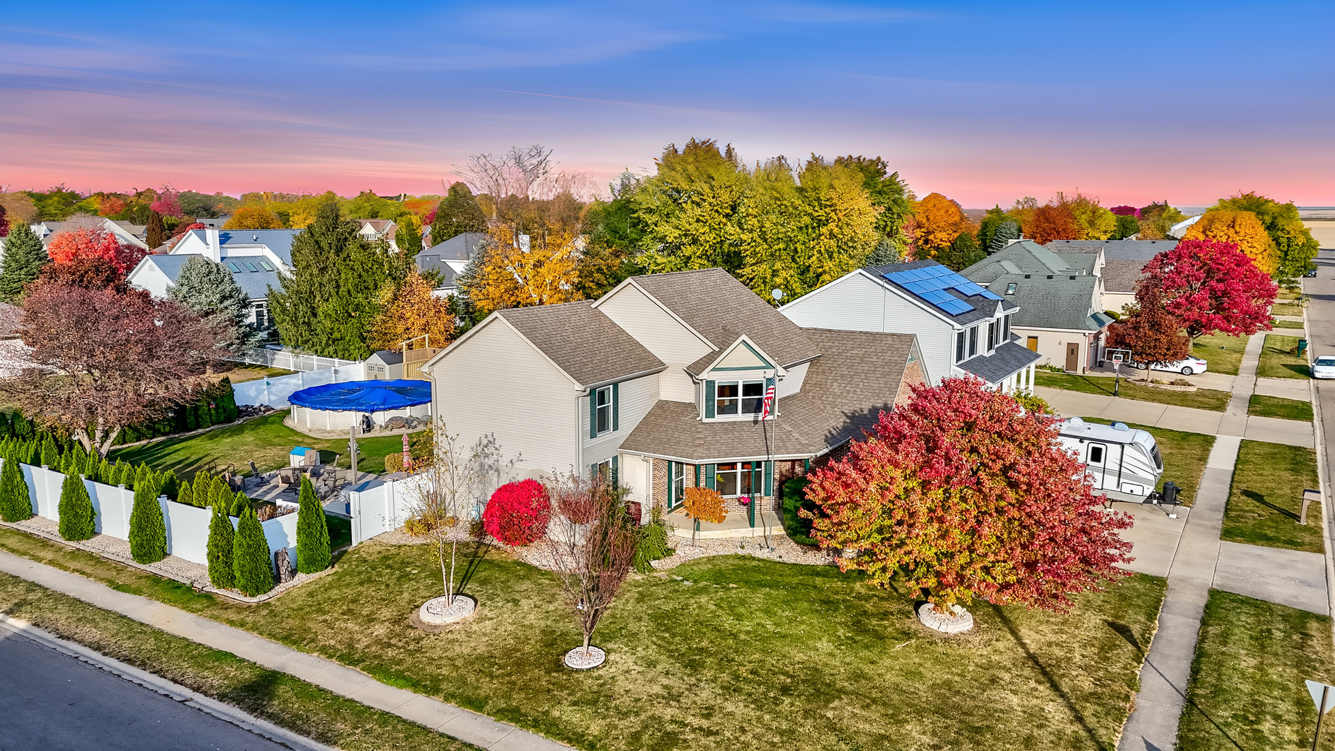 844 Kimberly Lane Ottawa, IL 61350 - Photo 36 of 36 a view of multiple houses with a yard