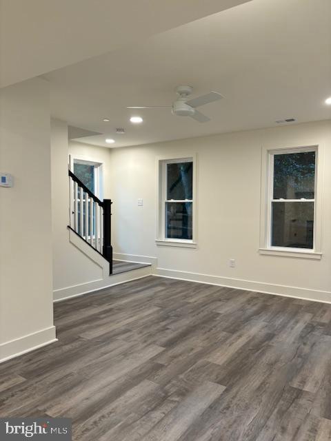 203 A Severn River Road Severna Park, MD 21146 - Photo 16 of 38 Living room has recessed lighting & ceiling fan