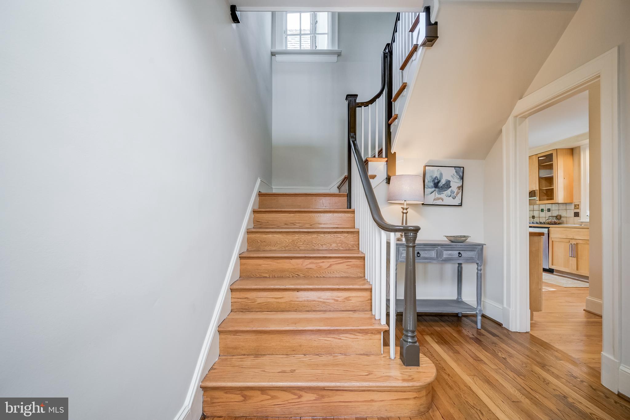3608 Spring Street Chevy Chase, MD 20815 - Photo 4 of 38 a view of entryway and hall with wooden floor