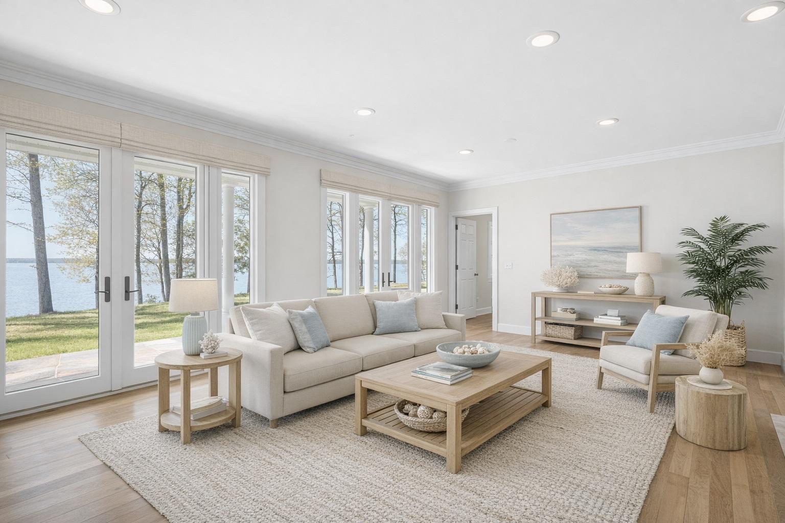 1325 Liverpool Point Road Nanjemoy, MD 20662 - Photo 7 of 54 Potomac Views! Living room with fireplace