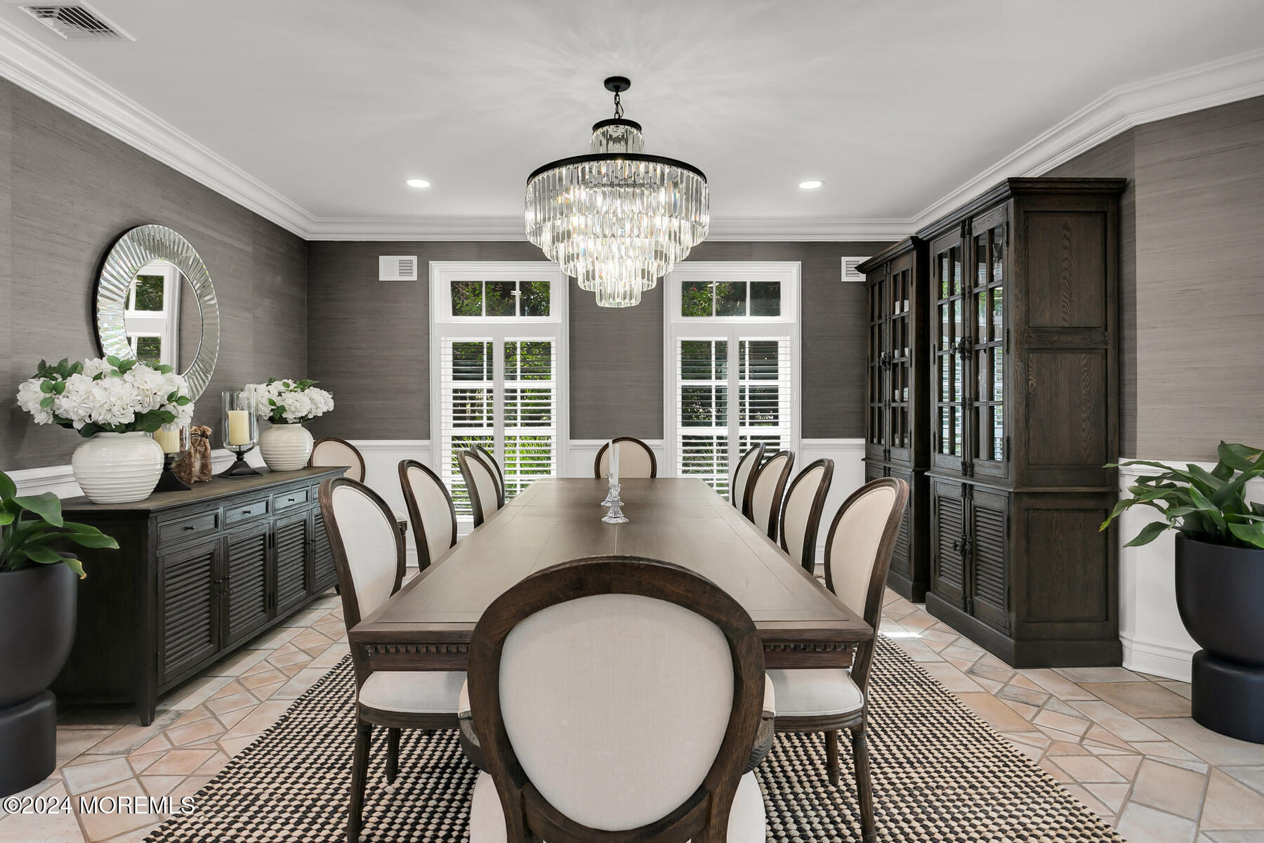 147 Heulitt Road Colts Neck, NJ 07722 - Photo 13 of 49 a view of a dining room with furniture window and outside view