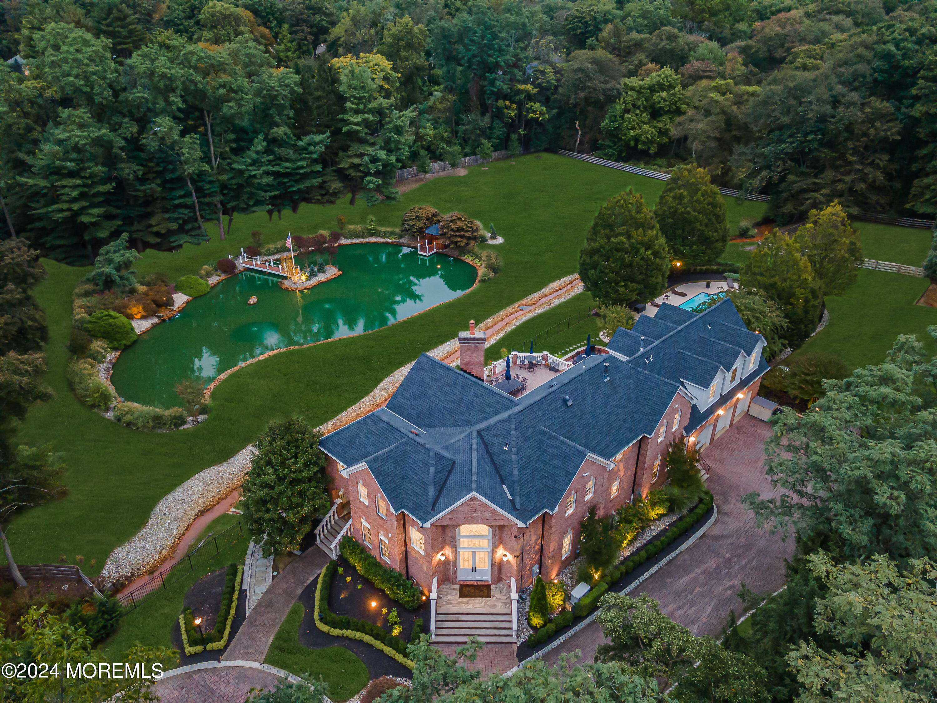 147 Heulitt Road Colts Neck, NJ 07722 - Photo 49 of 49 an aerial view of a house