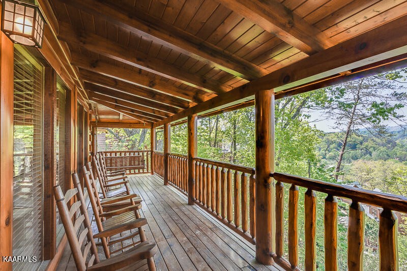 1304 Timberwolf Way Sevierville, TN 37876 - Photo 15 of 36 a view of a city from a balcony